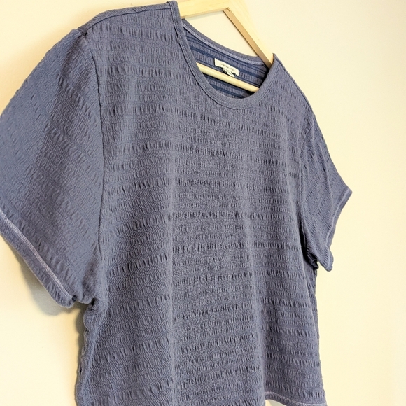 American Eagle Muted Purple Muslin Boxy Tee - Picture 3 of 4